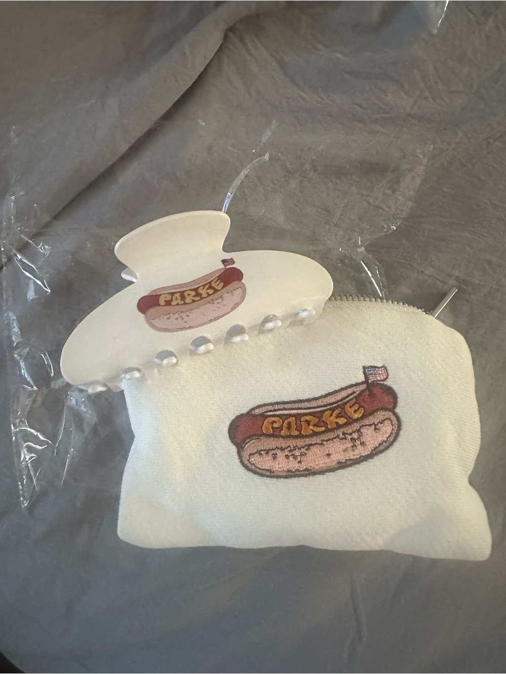 NEW Parke Hot Dog Claw Clip